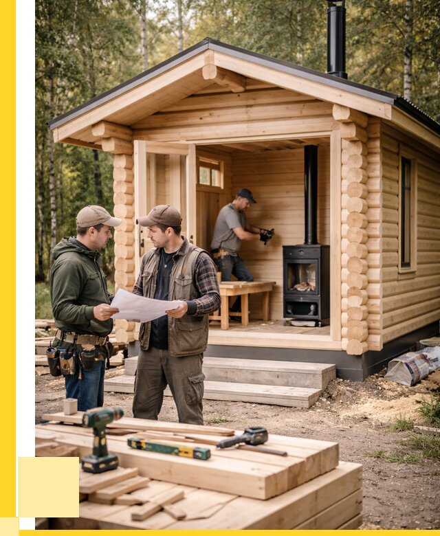 Монтаж бань под ключ в Апатитах — от 207440 р. | ЭриданПтт