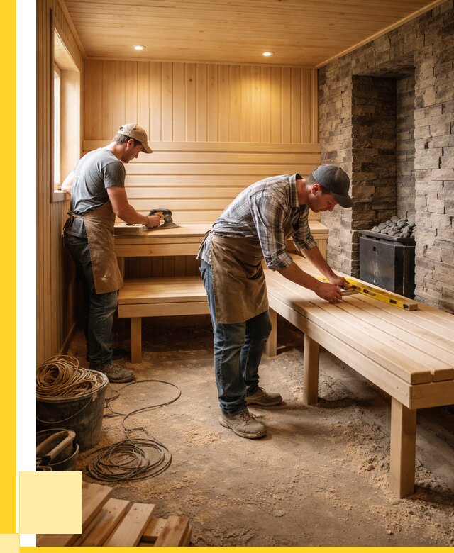 Отделка бани в Апатитах: внутренняя отделка от 3112 р. | ЭриданПтт