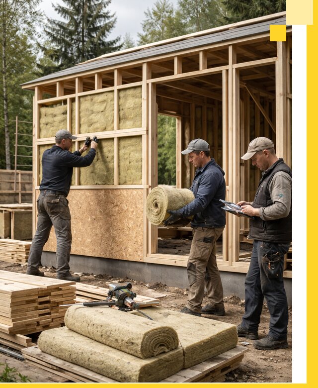 Проектирование и строительство каркасных бань в Апатитах под ключ