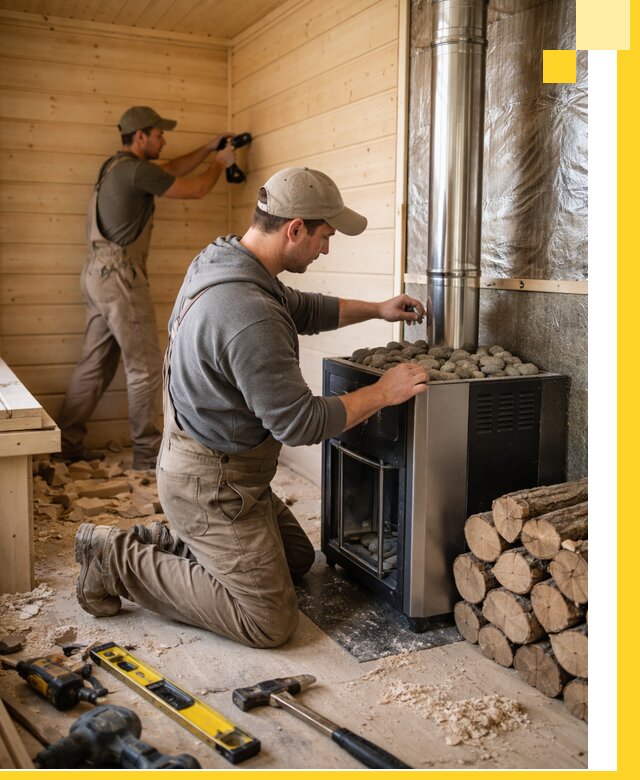 Строительство деревянных бань под ключ в Апатитах проекты и монтаж