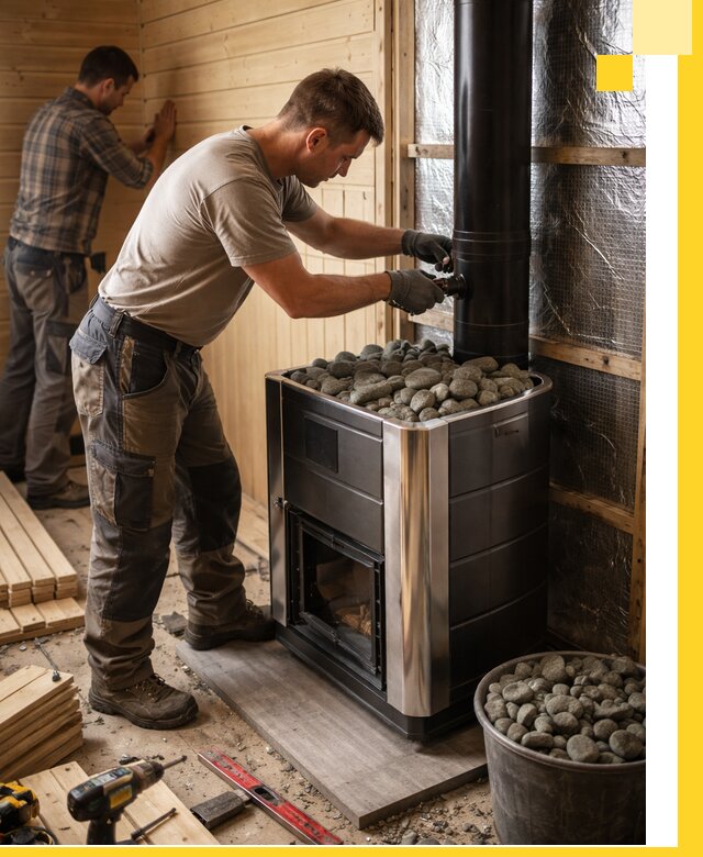 Проектирование и строительство парилок для бани в Апатитах под ключ