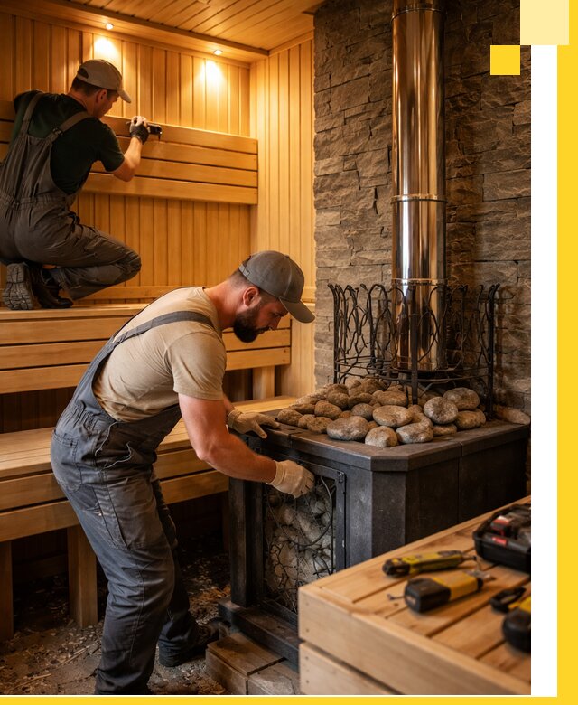 Комплексный дизайн бань, саун и зон отдыха в Апатитах