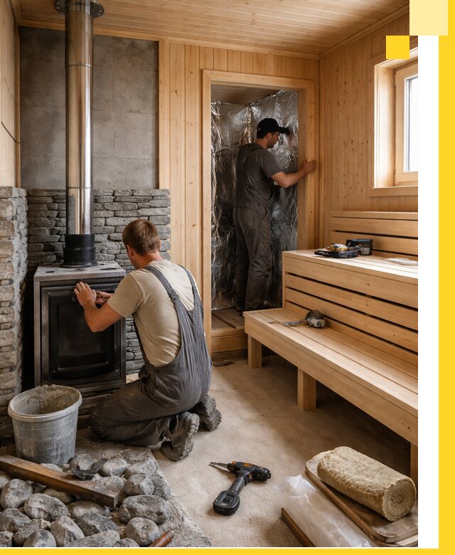 Строительство и изготовление бань под ключ в Апатитах