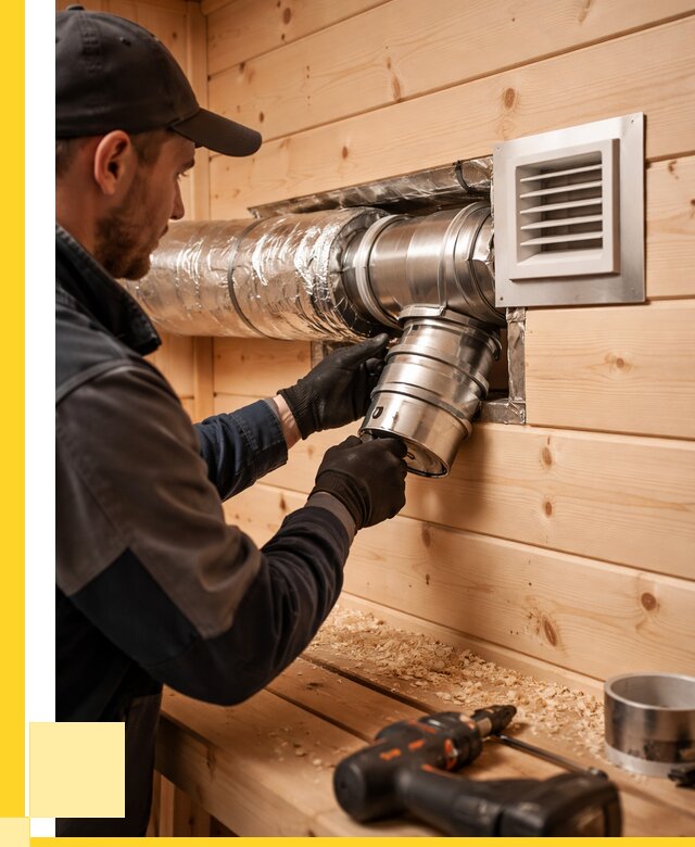 Монтаж вентиляции бани в Апатитах от 12446 р. | ЭриданПтт