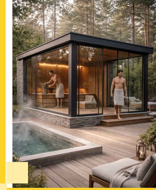 Стеклянные бани и двери в Апатитах от 466740 р. | ЭриданПтт