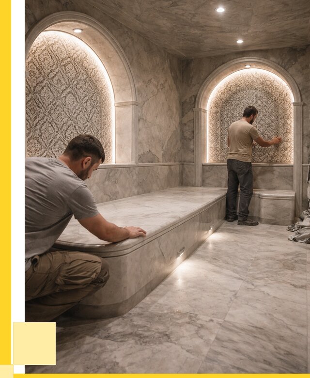 Турецкие бани под ключ в Апатитах от 259300 р. | ЭриданПтт