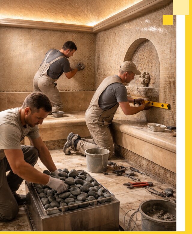 Проектирование и строительство хамама и сауны в Апатитах