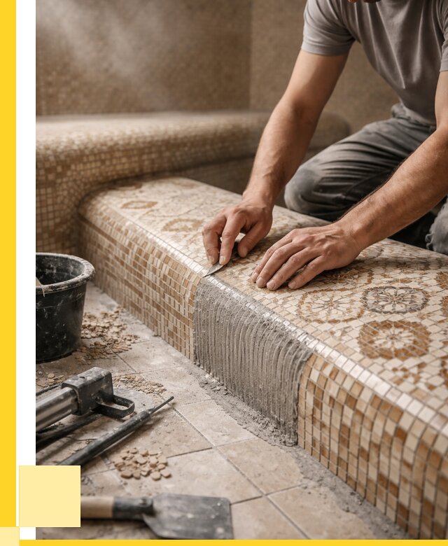 Плитка для хамама под ключ в Апатитах от 3630 р. | ЭриданПтт